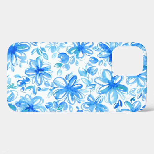 Waterverf Floral Chintz Schattige Pattern Case-Mate iPhone Case (Achterkant (horizontaal))