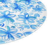 Waterverf Floral Chintz Schattige Pattern Snijplank (Hoek)
