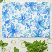 Waterverf Floral Chintz Schattige Pattern Theedoek (Gevouwen)