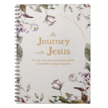 Waterverf floral Christelijk gebed journal