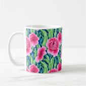 Waterverf Floral Coffee Mok (Links)