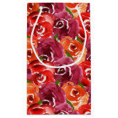 Waterverf Floral Collage Klein Cadeauzakje (Achterkant)