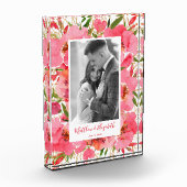 Waterverf Floral Custom Wedding Fotoblokken (Links)