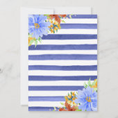 Waterverf Floral Cute Circus Animals Kaart (Achterkant)