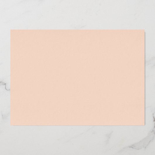 Waterverf Floral Dames Lunch Vrijgezellenfeest Gol Folie Uitnodiging (Achterkant)