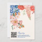 Waterverf floral Dat is Amore Vrijgezellenfeest Kaart (Achterkant)