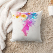 Waterverf Floral Decorative Sierkussen (Deken)