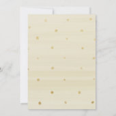 Waterverf Floral Deer Baby Shower-uitnodigingen Kaart (Achterkant)