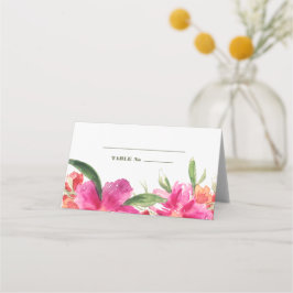 Waterverf Floral Design Wedding Table Place Cards Plaatskaartje