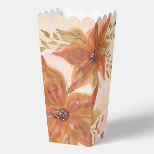 Waterverf Floral Designer Bedankdoosjes (Voorkant)