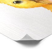 Waterverf Floral Duck Farmhouse Style Art Poster (Hoek)