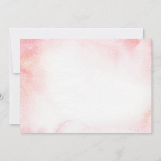 Waterverf Floral Easter Brunch Uitnodiging (Achterkant)