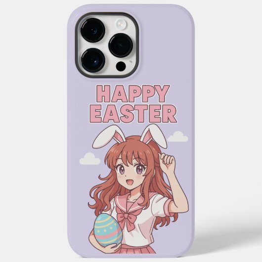 Waterverf Floral Easter Bunny Case-Mate iPhone Case (Achterkant)