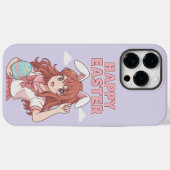 Waterverf Floral Easter Bunny Case-Mate iPhone Case (Achterkant (horizontaal))