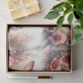 Waterverf Floral Easter Rabbit Decoupage Tissuepapier (Geschenk)