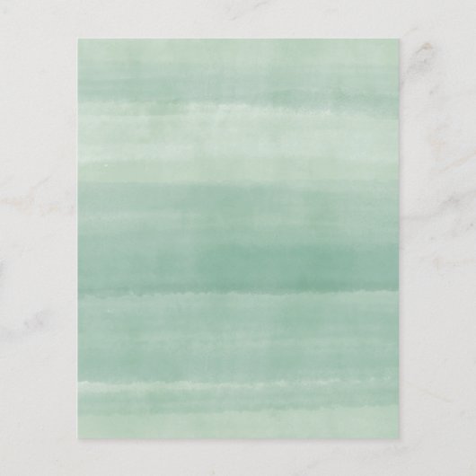 Waterverf Floral eerste Heilige Communie (Achterkant)