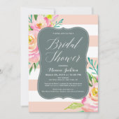 Waterverf Floral Elegance Vrijgezellenfeest Kaart (Voorkant)