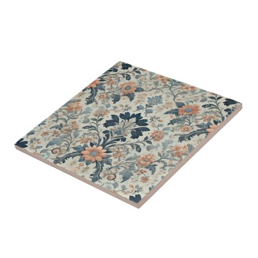 Waterverf Floral Elegant Spring Design Tegeltje (Zijkant)