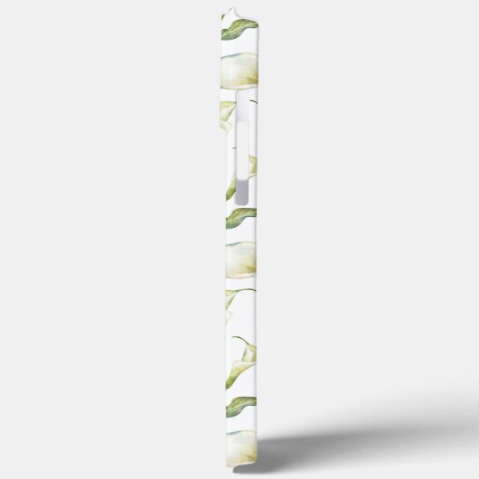 Waterverf Floral Elegant White Lily Case-Mate iPhone Case (Achterkant / Links)