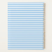 Waterverf Floral en Stripe Planner (Achterkant)