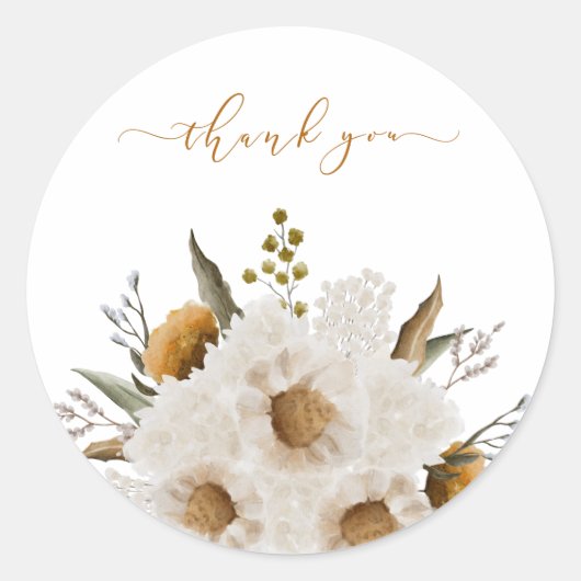 Waterverf Floral Envelope zegels (Voorkant)