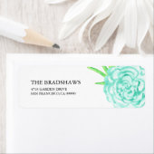 Waterverf Floral Etiket (Insitu)