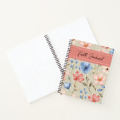 Waterverf Floral Faith Journal Notitieboek (Binnen)