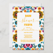 Waterverf Floral Fiesta Baby shower Kaart (Voorkant)