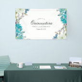 Waterverf Floral Fiesta Quinceañera Spandoek (Beurs)