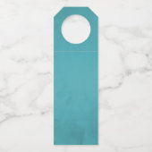 Waterverf Floral Fiesta Wedding Flessenhanger (Achterkant)