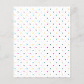 Waterverf Floral Fiesta Wedding Invite Flyer (Achterkant)