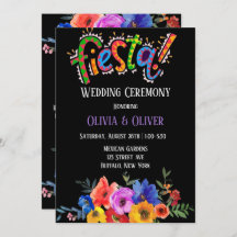 Waterverf Floral Fiesta Wedding