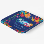 Waterverf Floral Fiesta Wedding Papieren Bordje (Gebogen)