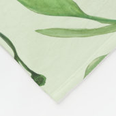 Waterverf Floral Fleece Deken (Hoek)