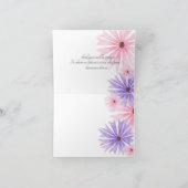 waterverf floral Folders Dank je wel Bedankkaart (Binnen)