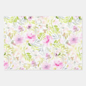 Waterverf "Floral Foliage" Inpakpapier Vel (Voorkant 2)