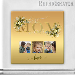 Waterverf Floral Foto Collage Mam Magnet