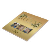 Waterverf Floral Foto Collage Mam Tegel Tegeltje (Zijkant)