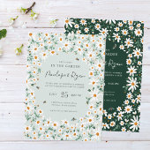 Waterverf Floral Garden | Summer Soirée Party Kaart