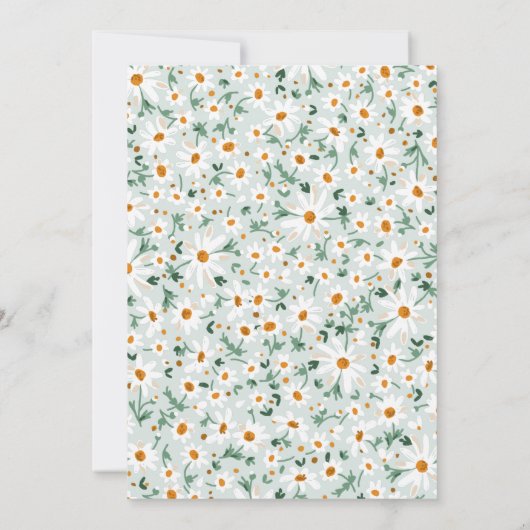 Waterverf Floral Garden | Summer Soirée Party Kaart (Achterkant)