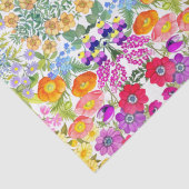 Waterverf Floral Garden Weefselpapier Tissuepapier (Detail)