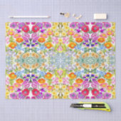 Waterverf Floral Garden Weefselpapier Tissuepapier (Craft)