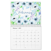 Waterverf Floral Gardens Agenda 2018 Kalender (Feb 2027)