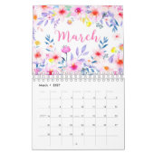 Waterverf Floral Gardens Agenda 2018 Kalender (Mar 2027)