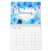 Waterverf Floral Gardens Agenda 2018 Kalender (Jan 2026)