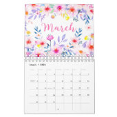 Waterverf Floral Gardens Agenda 2020 Kalender (Mar 2026)