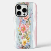 Waterverf Floral Garland Pattern Case-Mate iPhone Case (Achterkant)