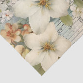 Waterverf Floral  geïnspireerd tissuepapier (Detail)