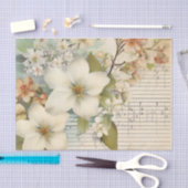 Waterverf Floral  geïnspireerd tissuepapier (Craft)