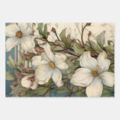 Waterverf Floral  geïnspireerde wikkellakens Inpakpapier Vel (Voorkant 2)